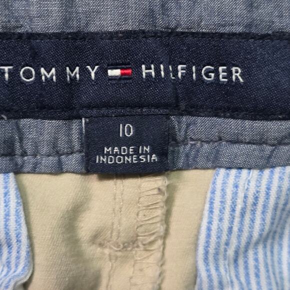 Tommy Hilfiger Pants Women’s Size 10 Khaki Chino Cotton-Blend - Picture 3 of 8